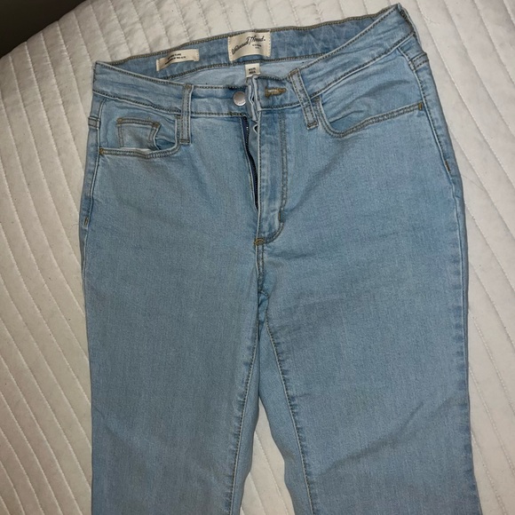 Light Wash Flare Jeans - Picture 2 of 4